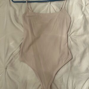 Aritzia Babaton Cream Tank Top Bodysuit